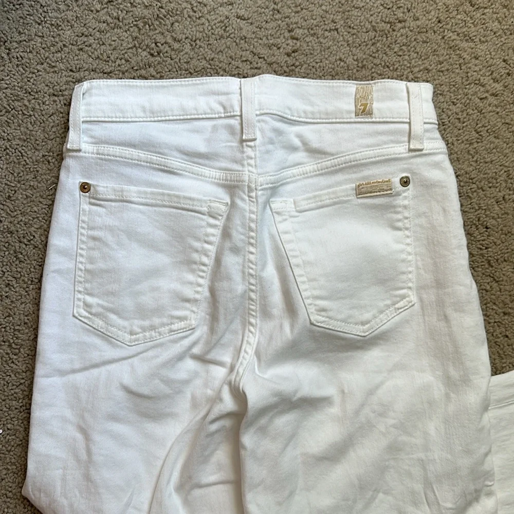 Women’s 7 for All Mankind White Alexa Jeans - Size 24
